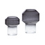 Woood Jaxx Vaas Glas Zwart Ø15cm