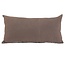Light en Living Kussen ISHIRI print bruin vierkant