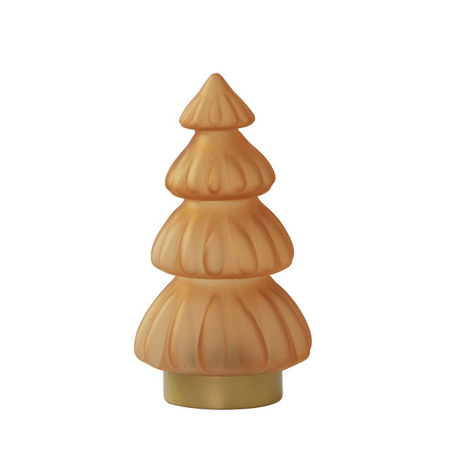 Light en Living Tafellamp LED Ø15x28 cm TREE glas mat  oranje