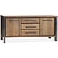 WoonMax Kinga dressoir 2 deurs/3 laden Lamulux Old Teak
