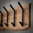 WoonStijl Kapstok edge 2x6 haken / Massief acacia naturel