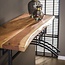 WoonStijl Kapstok edge 6 haken hoedenplank / Massief acacia naturel