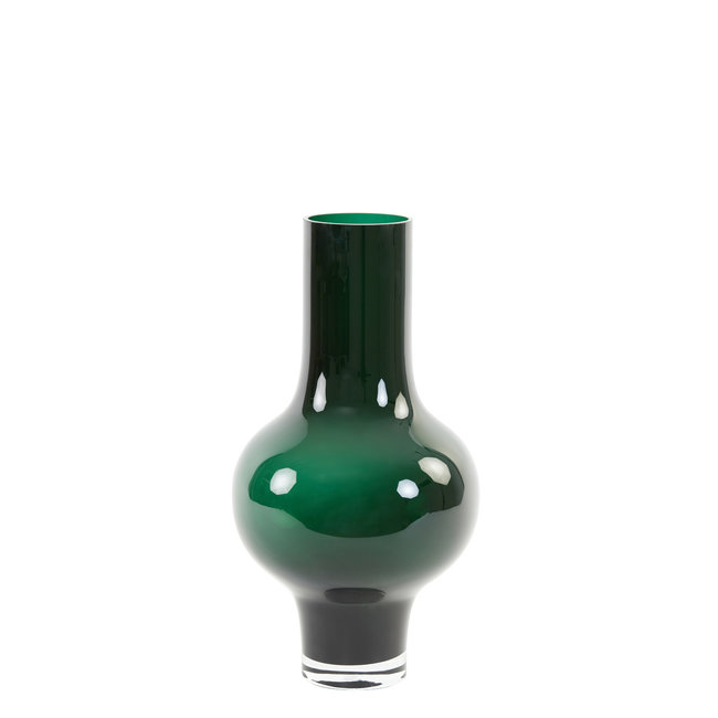 Light en Living Vaas KAELA glas groen - 2 maten
