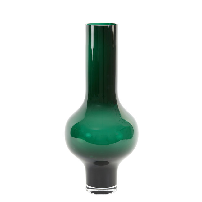 Light en Living Vaas KAELA glas groen - 2 maten