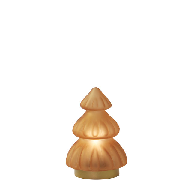 Light en Living Tafellamp LED Ø12x18 cm TREE glas mat  oranje
