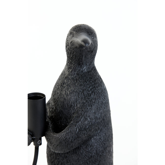 Light en Living Tafellamp E14 pinguïn mat zwart - Diverse afmetingen