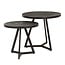WoonStijl Bijzettafel set van 2 Yucon black