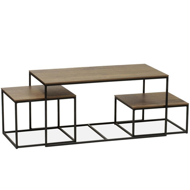 WoonMax Salontafel Mex set van 3 - diverse kleuren lamulux