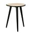 Light en Living Bijzettafel 37x35x44,5 cm DIVO spiegel  bruin glas+zwart