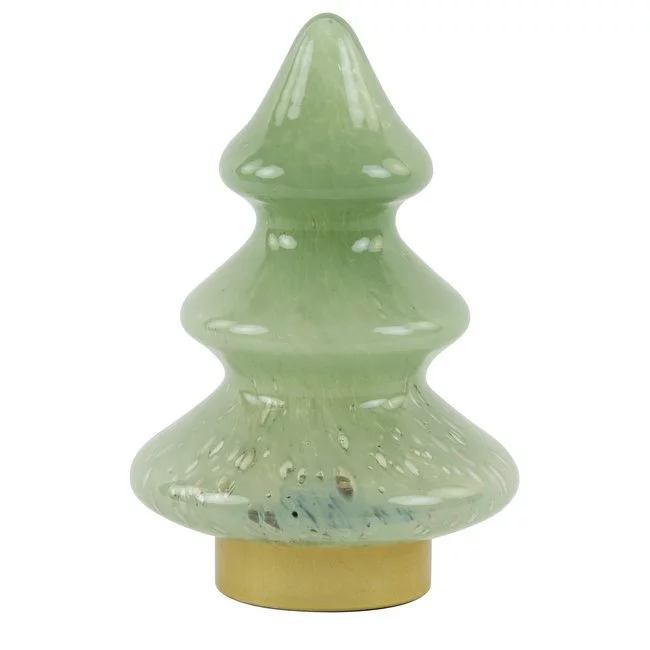 Light en Living Tafellamp LED Ø14x20 cm TREE glas mint groen+goud