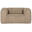 Woood Bean Fauteuil Grove Ribstof Travertin