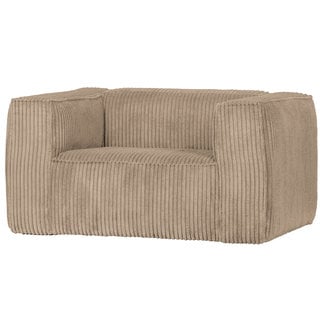 Woood Bean Fauteuil Grove Ribstof Travertin