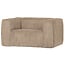 Woood Bean Fauteuil Grove Ribstof Travertin