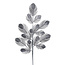 Parlane Ornament 10x2x76 cm PEACOCK FEATHER platinum
