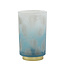 Light en Living Tafellamp LED PEACOCK glas  turquoise+goud - 2 maten