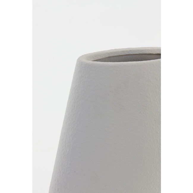 Light en Living Vaas deco CIARA  keramiek grijs - 2 maten