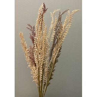 Parlane Ornament 10x2x53 cm WILD GRASS ivoor-roodbruin-groen