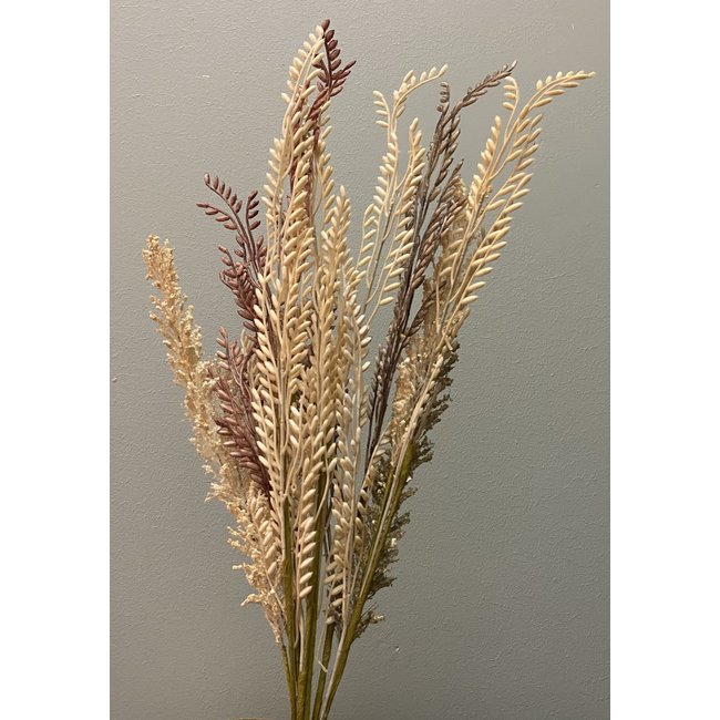 Parlane Ornament 10x2x53 cm WILD GRASS ivoor-roodbruin-groen
