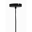 Light en Living Hanglamp LEKAR zwart met smoke glas - Ø22x52 cm
