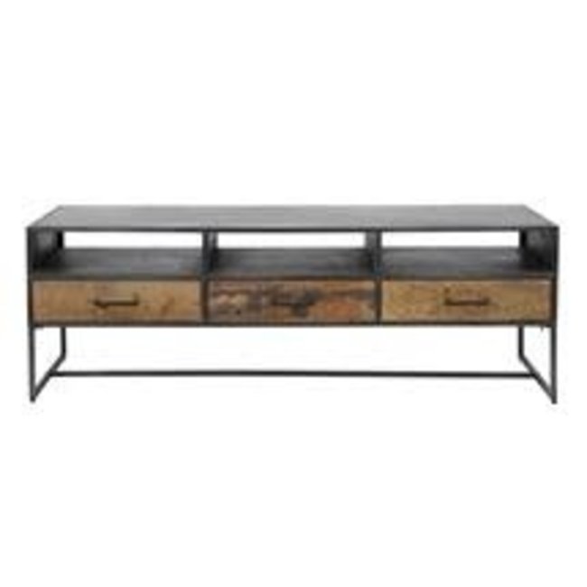 WoonStijl TV meubel Blend met 3 laden - Industrieel Design
