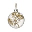 Parlane Kerstbal DRIED FLORAL glas Ø8 cm