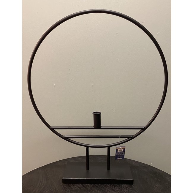 Parlane Parlane Kandelaar HOOP Zwart - 58x8x44,5 cm