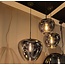 Light en Living Hanglamp MAYSON mat zwart met smoke glas - Diverse maten
