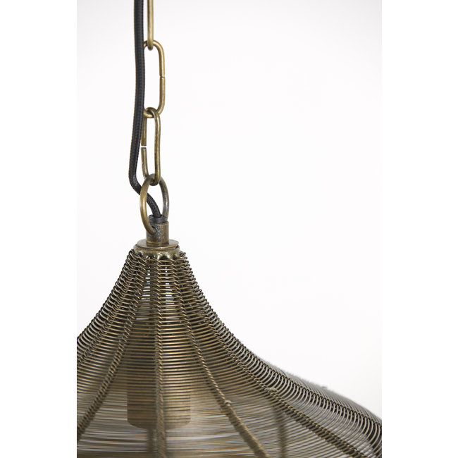Light en Living Hanglamp ALVARO antiek  brons - Diverse maten