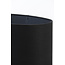 Light en Living Lampenkap ovaal recht Livigno zwart 38-17,5-28 cm