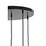 Light en Living Hanglamp 5L Ø61x66 cm RAKEL antiek  brons+smoke