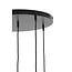 Light en Living Hanglamp RAKEL 5-lichts Ø61x66 cm Antiek Brons & Smoke