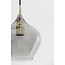 Light en Living Hanglamp 5L Ø61x66 cm RAKEL antiek  brons+smoke