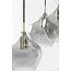 Light en Living Hanglamp RAKEL 5-lichts Ø61x66 cm Antiek Brons & Smoke