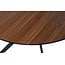 Woood Bruno Eettafel Rond Mdf Walnoot Ø120cm