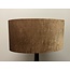 Light en Living Kap ovaal recht smal 38-17,5-19 cm  LUBIS bruin