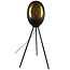 Countryfield Staande lamp E27 Eggy zwart goud van Countryfield