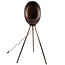 Countryfield Industriële Vloerlamp E27 Eggy in Antiek Koper