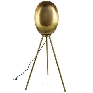 Countryfield Vloerlamp E27 Eggy goud