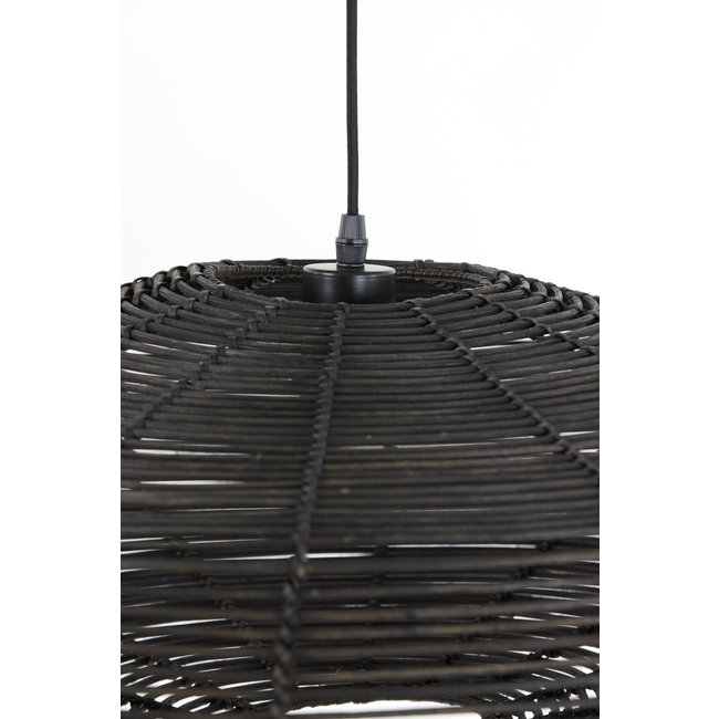 Light en Living Hanglamp Ø60x21 cm MATAKA rotan  donker bruin