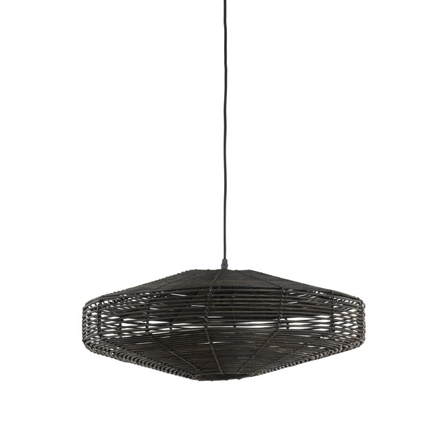 Light en Living Hanglamp Ø60x21 cm MATAKA rotan  donker bruin