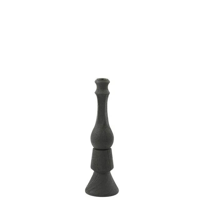 Light en Living Kandelaar TAVOLA hout mat  zwart - diverse afmetingen