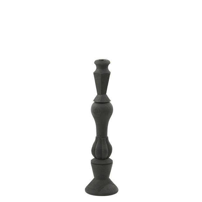 Light en Living Kandelaar TAVOLA hout mat  zwart - diverse afmetingen