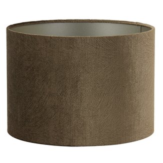 Light en Living Lampenkap cilinder LUBIS bruin - Diverse maten