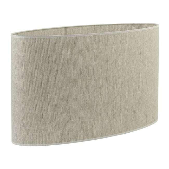 Light en Living Ovale Lampenkap BRESKA in Parelwit - Stijlvol design in diverse maten