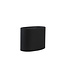 Light en Living Lampenkap ovaal recht Livigno zwart 38-17,5-28 cm