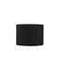 Light en Living Lampenkap ovaal recht Livigno zwart 38-17,5-28 cm