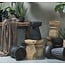 Woood Bikkel Kruk Hout Naturel 40xØ28cm
