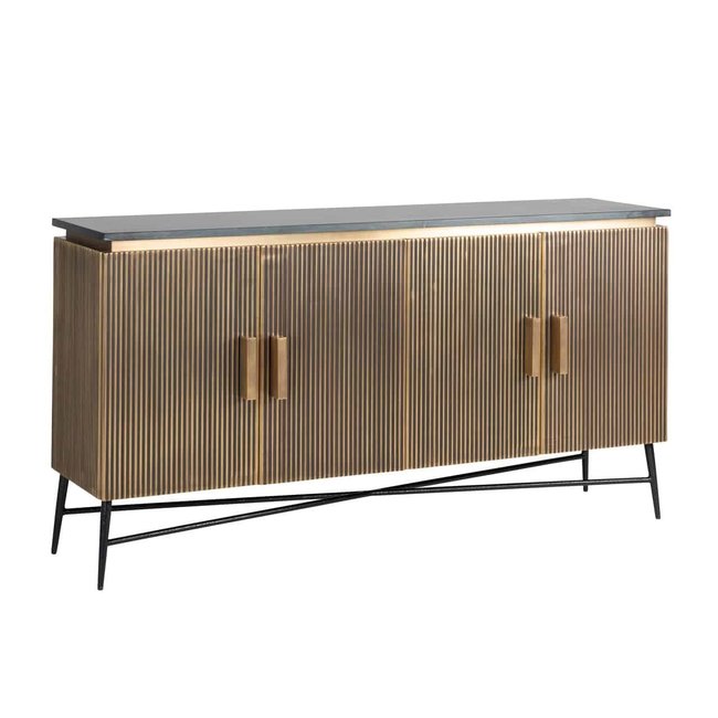 Richmond Interiors  Dressoir Ironville 4-deuren (Gold)