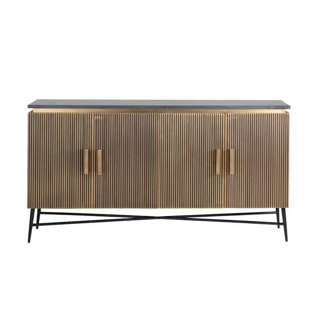 Richmond Interiors  Dressoir Ironville 4-deuren (Gold)