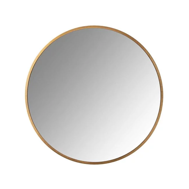 Richmond Interiors  Spiegel Maesa goud 90Ø (Gold)
